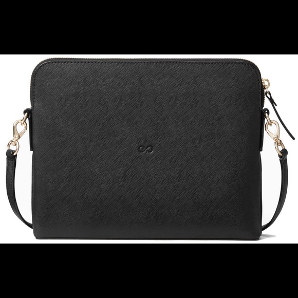 Kate Spade Zana Black Crossbody Purse with phone charger - Picture 4 of 7